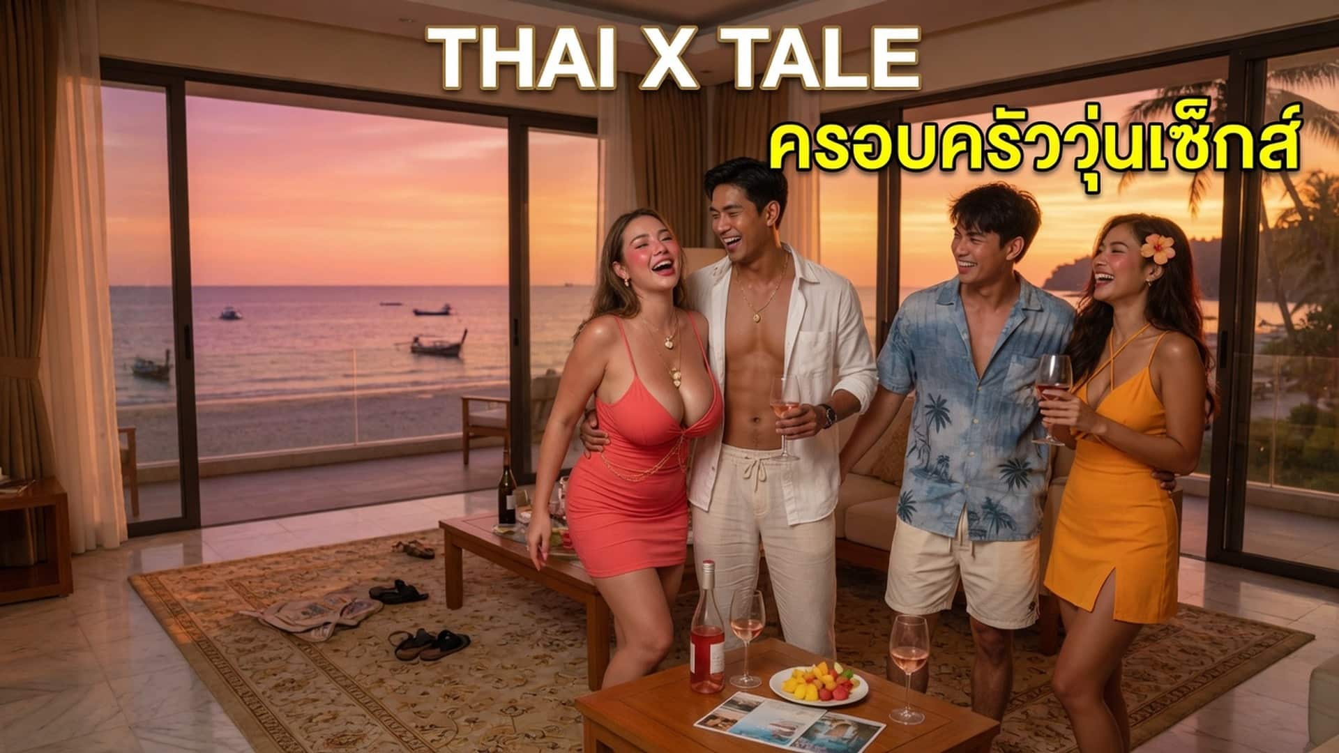 เรื่องเสียว ครอบครัววุ่นเซ็กส์ เอาเมียพี่มาเย็ดกับผัวหนู แล้วเอาหนูไปเย็ดกับพี่ โอเคไหมคะ ? | ThaiXTale