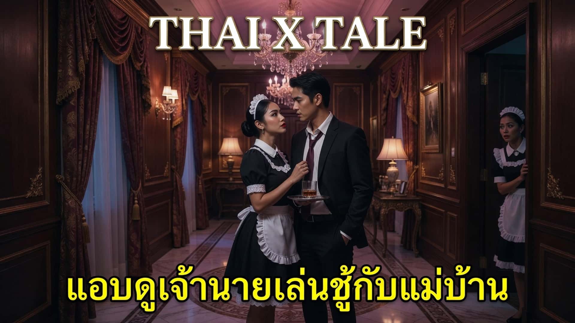 เรื่องเสียว แอบดูเจ้านายเล่นชู้กับแม่บ้าน | ThaiXTale