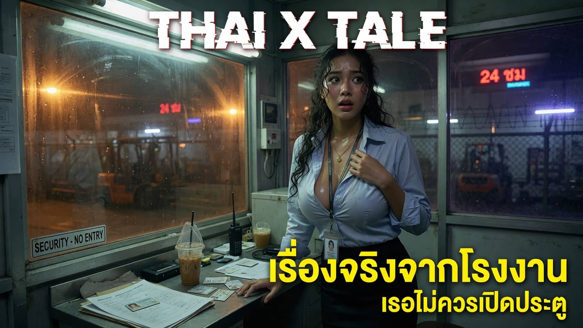 เรื่องเสียว โดนพี่ยามเมาแล้วจับข่มขืน แต่ควยใหญ่เลยให้ผ่าน | ThaiXTale