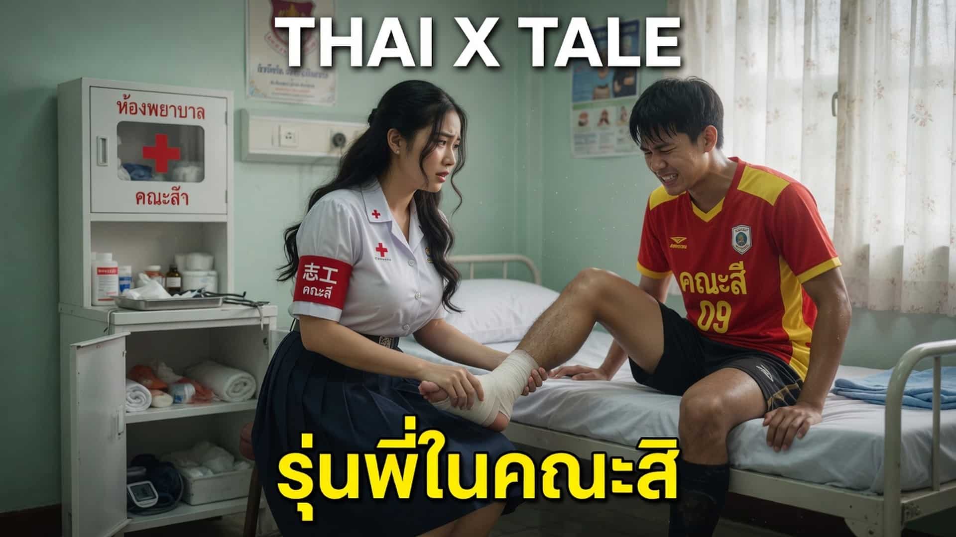 เรื่องเสียว อมควยให้รุ่นน้องในคณะสี ที่ห้องพยาบาล ควยใหญ่สุดใจ เดี๋ยวพี่จะกลืนให้หมดเลยค่ะ | ThaiXTale