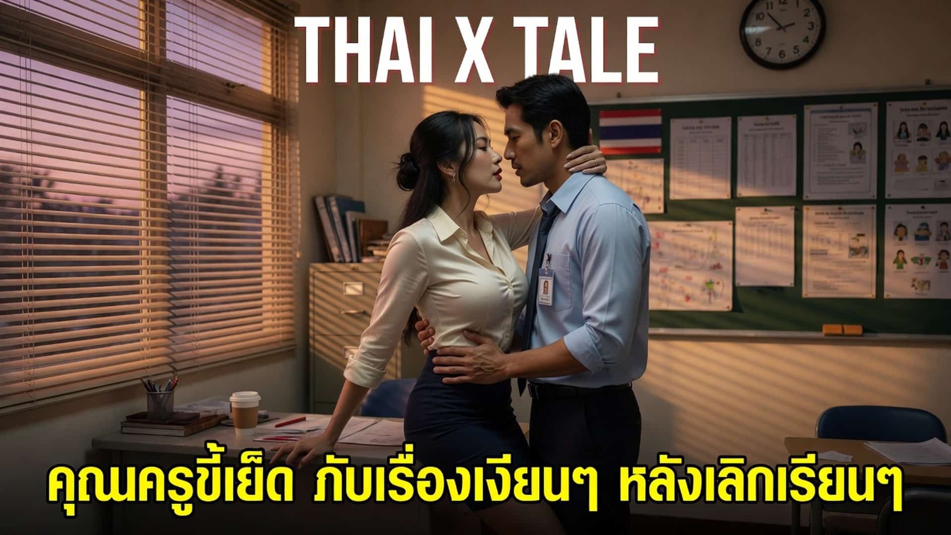 เรื่องเสียว คุณครูขี้เย็ด กับเรื่องเงี่ยนๆ หลังเลิกเรียน | ThaiXTale
