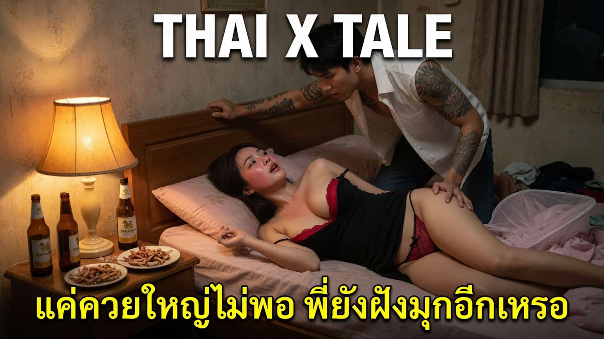 เรื่องเสียว แค่ควยใหญ่ไม่พอ พี่ยังฝังมุกอีกเหรอ | ThaiXTale