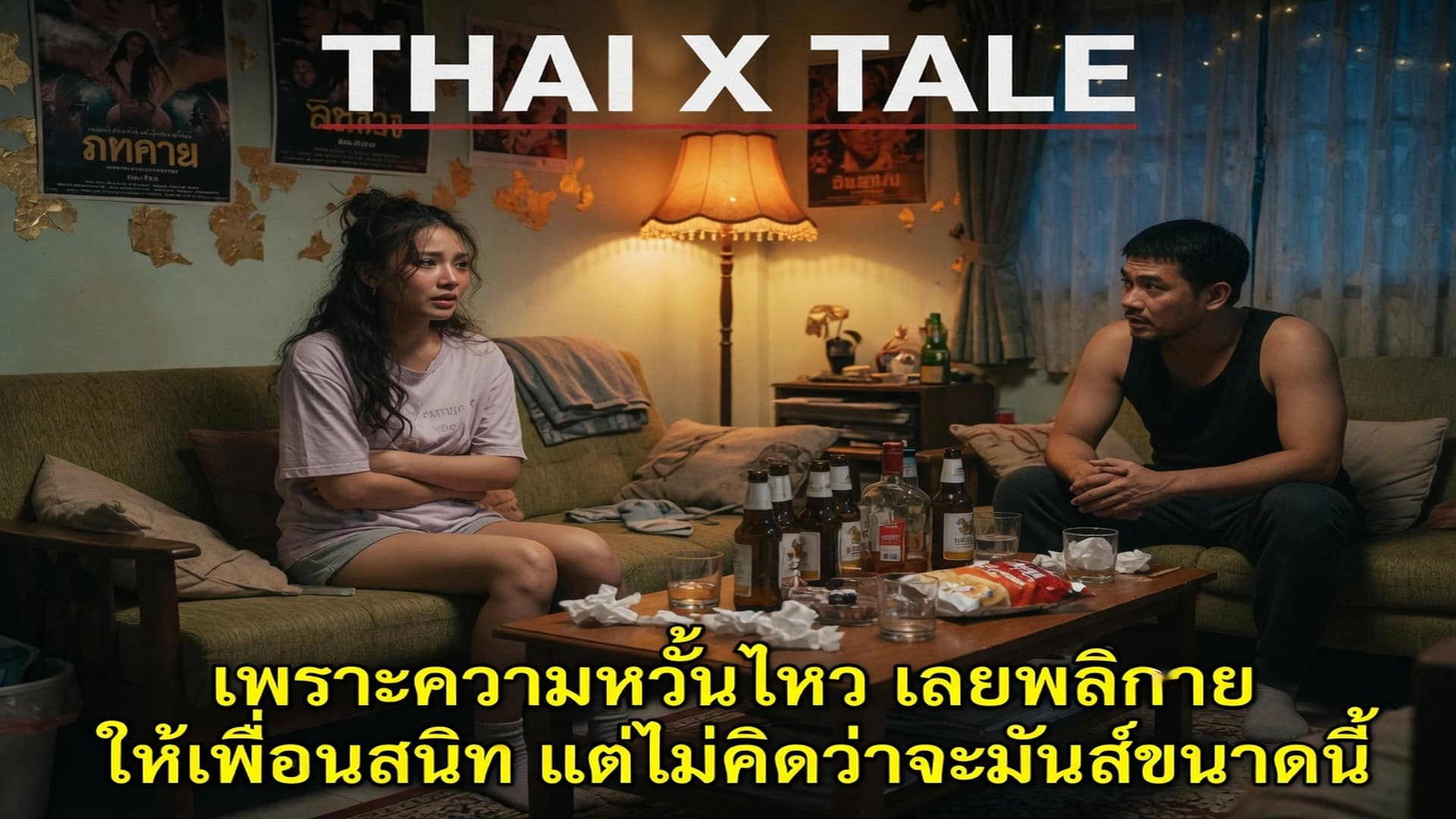 เรื่องเสียว เพราะความหวั่นไหว เลยพลีกาย ให้เพื่อนสนิท แต่ไม่คิดว่าจะมันส์ขนาดนี้ | ThaiXTale