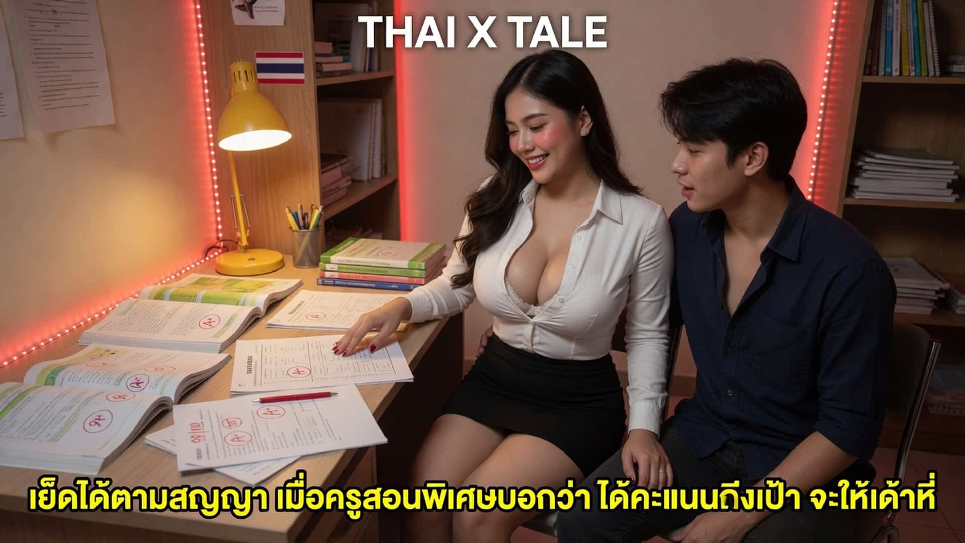 เรื่องเสียว เย็ดได้ตามสัญญา เมื่อครูสอนพิเศษบอกว่า ได้คะแนนถึงเป้า จะให้เด้าหี | ThaiXTale