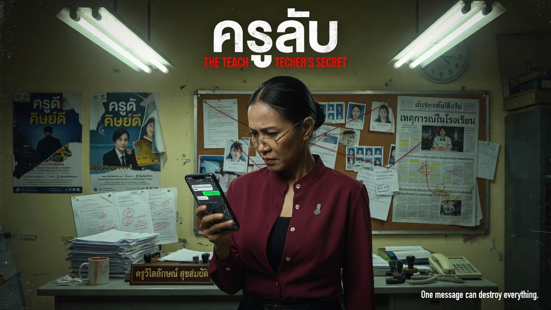 เรื่องเสียว เมื่อครูจับได้ว่าเล่นแอปฯ นัดเย็ด | ThaiXTale