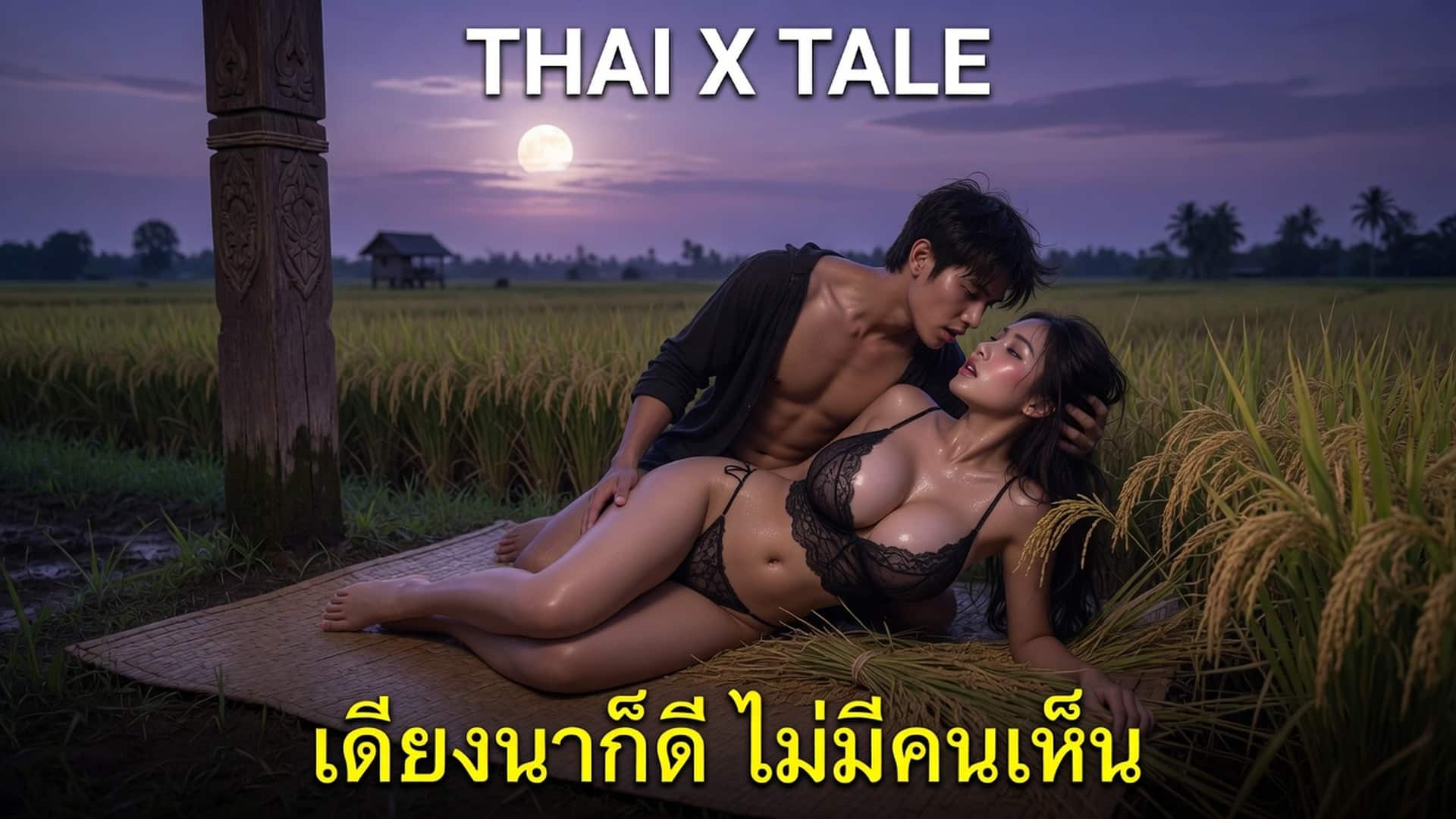 เรื่องเสียว เถียงนาก็ดี ไม่มีคนเห็น นัดเย็ดเด็กแว้น ควยใหญ่ ร้องลั่นทุ่ง | ThaiXTale