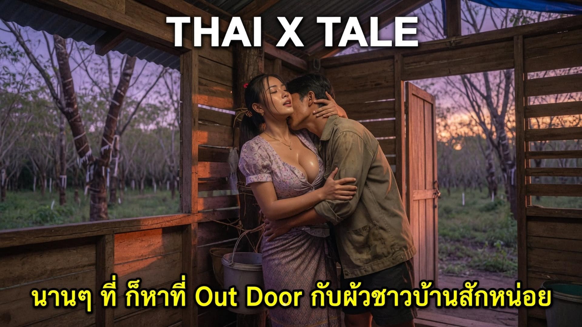 เรื่องเสียว นานๆ ที ก็หาที่ Out Door กับผัวชาวบ้านสักหน่อย | ThaiXTale