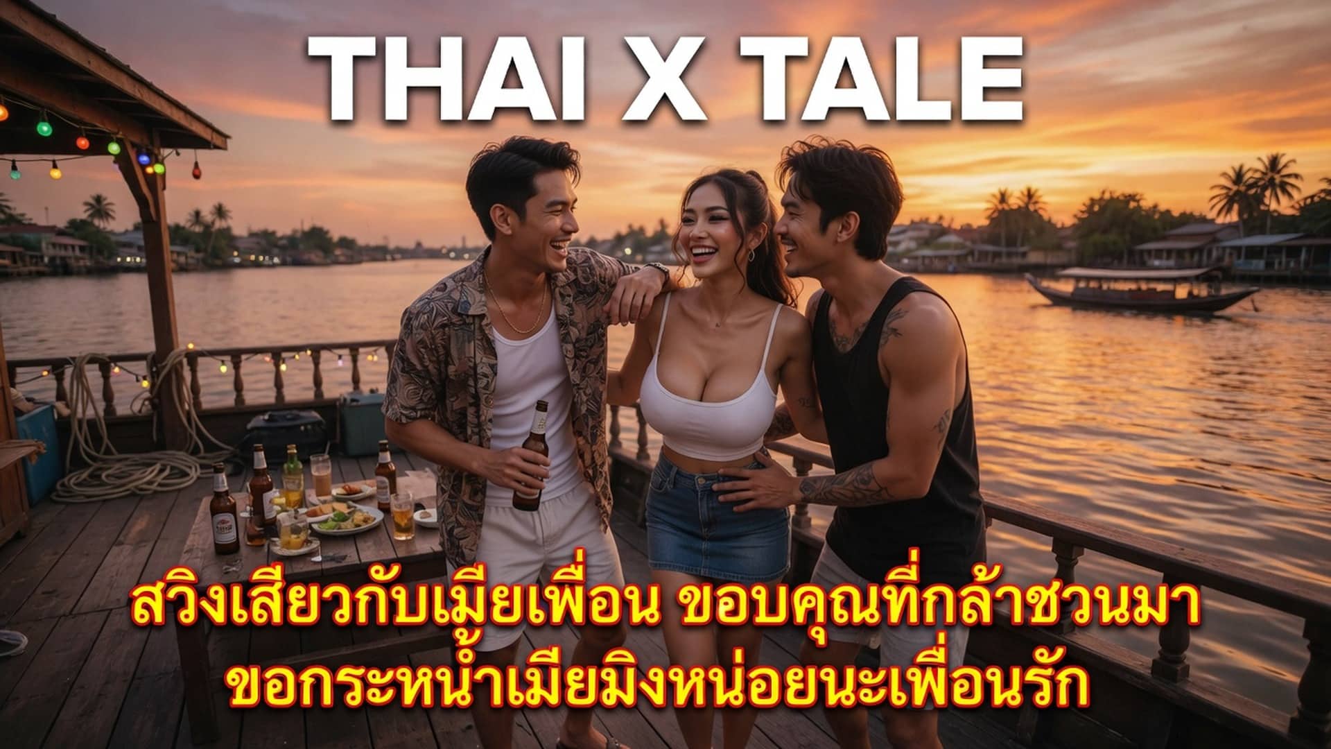 เรื่องเสียว สวิงเสียวกับเมียเพื่อน ขอบคุณที่กล้าชวนมา ขอกระหน่ำเมียมึงหน่อยนะเพื่อนรัก | ThaiXTale