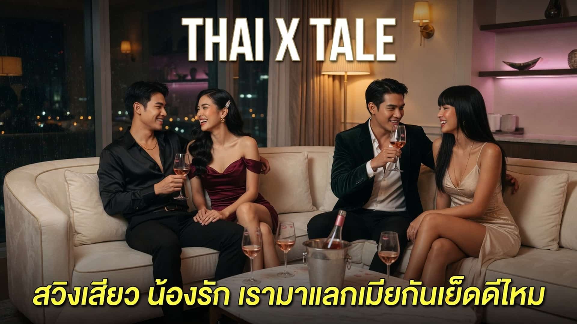เรื่องเสียว สวิงเสียว น้องรัก เรามาแลกเมียกันเย็ดดีไหม | ThaiXTale