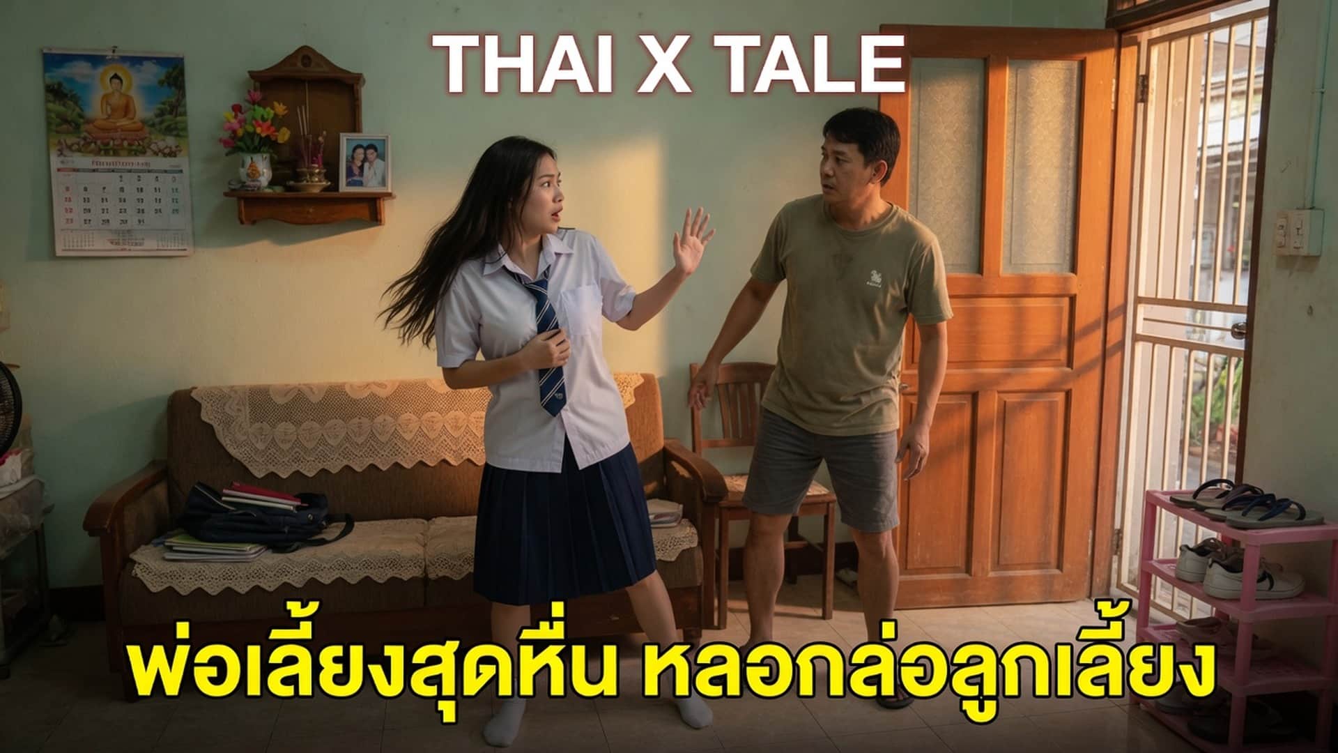 เรื่องเสียว พ่อเลี้ยงสุดหื่น หลอกล่อลูกเลี้ยง | ThaiXTale