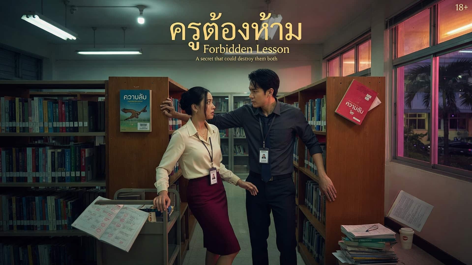 เรื่องเสียว ได้เห็นครูหลิวแอบเย็ด กับครูสอนพละในห้องสมุด | ThaiXTale