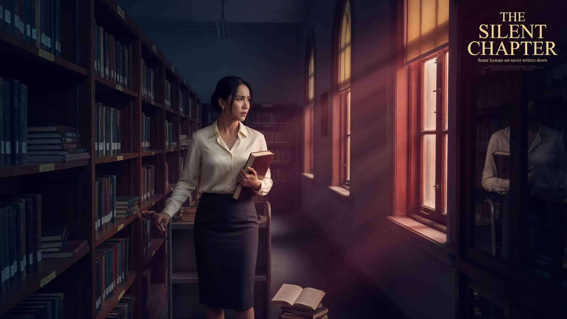 เรื่องเสียว เมื่อผมได้เย็ดครู ที่กำลังเงี่ยนสุดๆ ในห้องสมุด | ThaiXTale