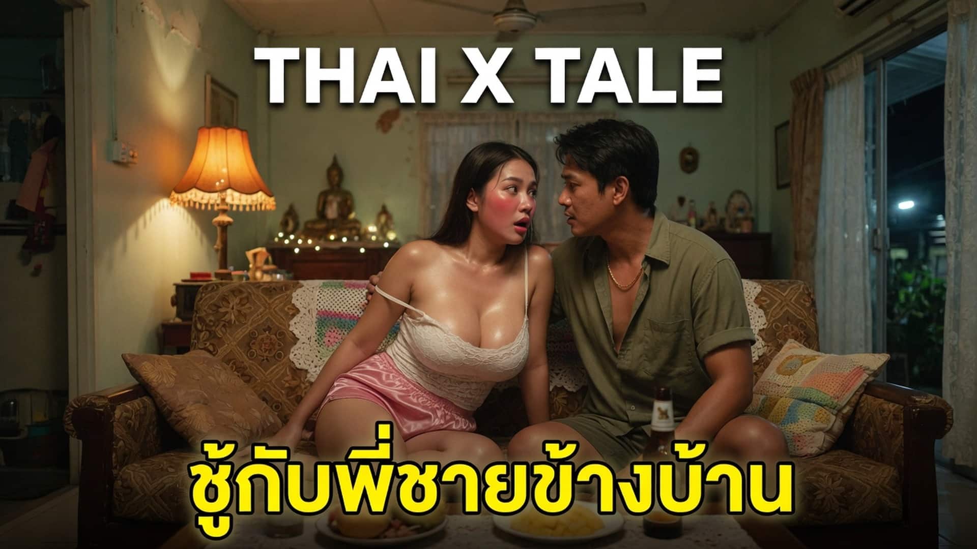 เรื่องเสียว ชู้กับพี่ชายข้างบ้าน เมียพี่ยังไม่กลับมาใช่ไหมคะ ? | ThaiXTale