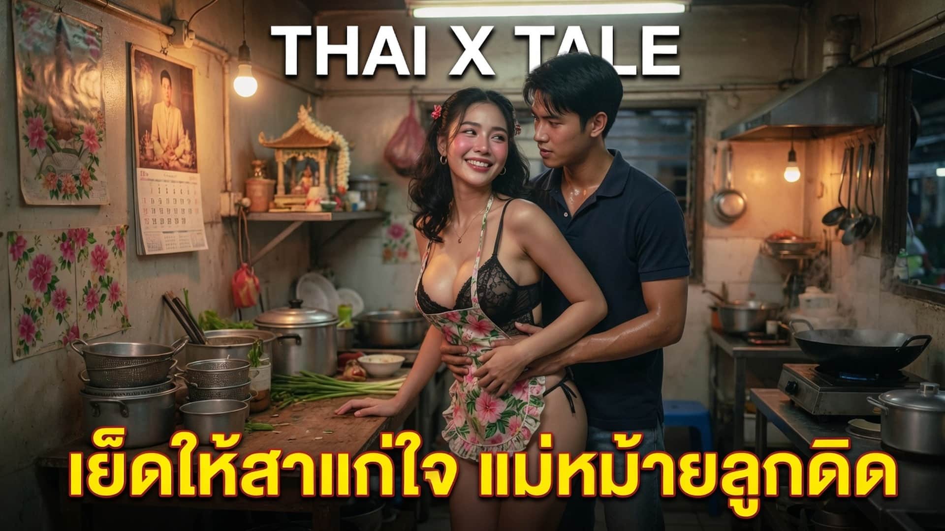 เรื่องเสียว เย็ดให้สาแก่ใจ แม่หม้ายลูกติด | ThaiXTale