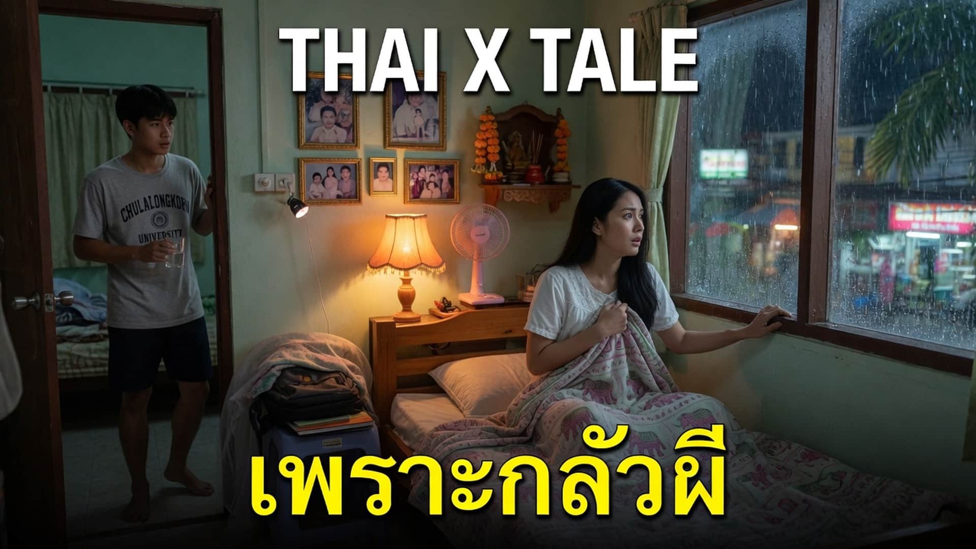 เรื่องเสียว เพราะกลัวผี จึงถูกลูกชายจับเย็ด | ThaiXTale