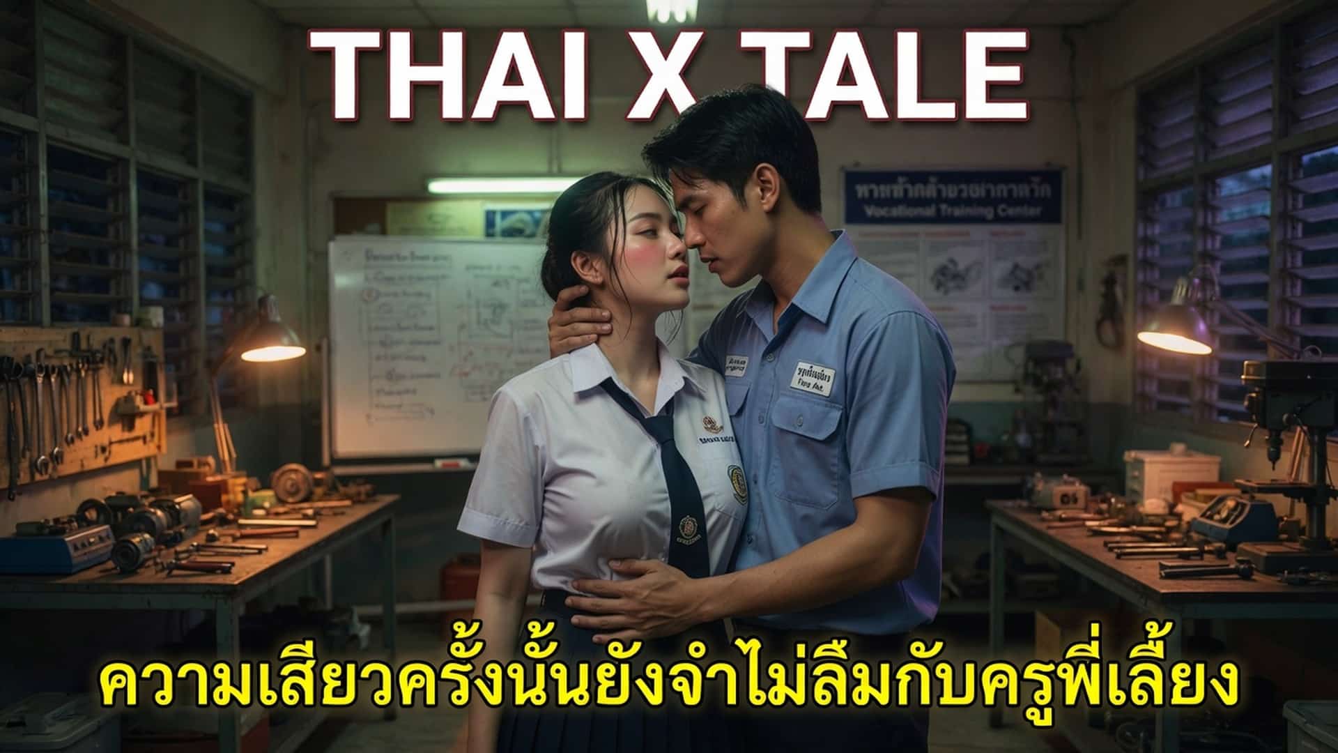 เรื่องเสียว ความเสียวครั้งนั้นยังจำไม่ลืมกับครูพี่เลี้ยง | ThaiXTale