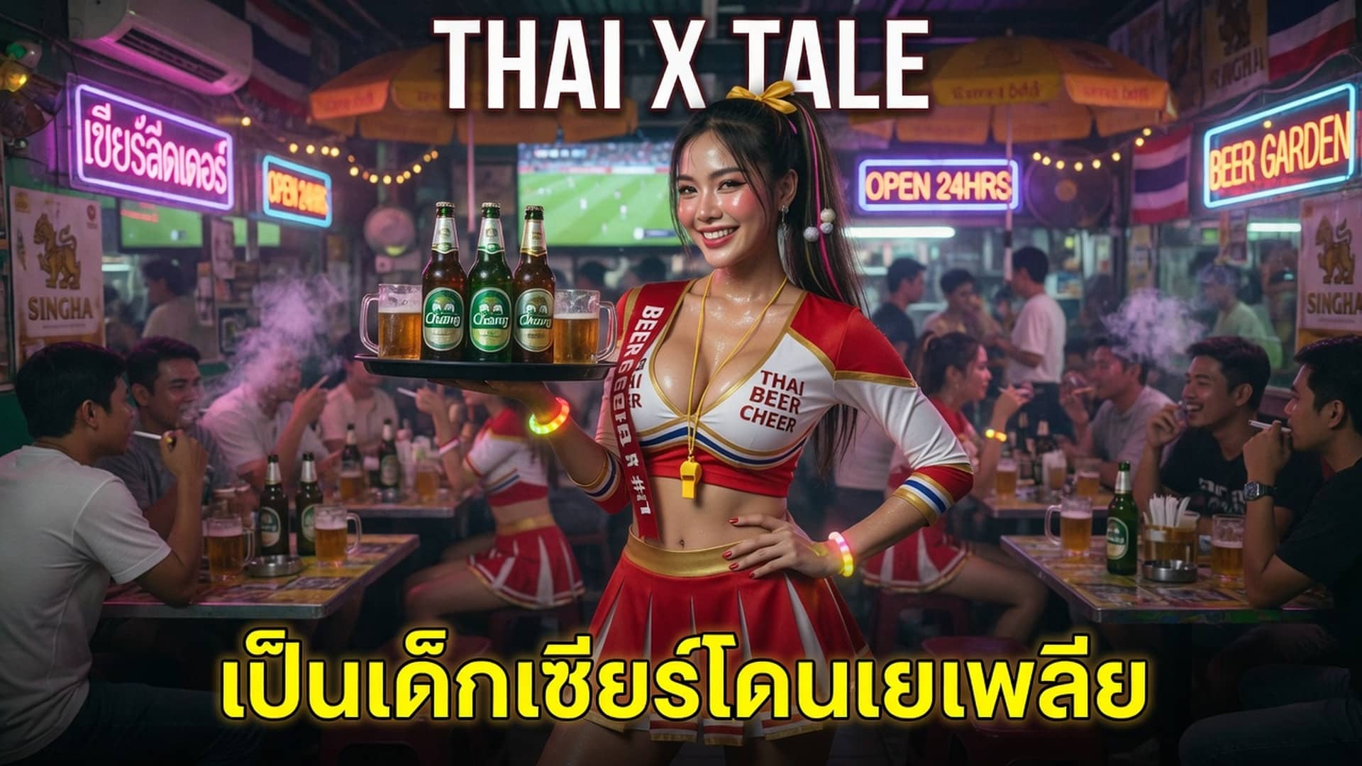 เรื่องเสียว เป็นเด็กเชียร์โดนเยเพลีย | ThaiXTale
