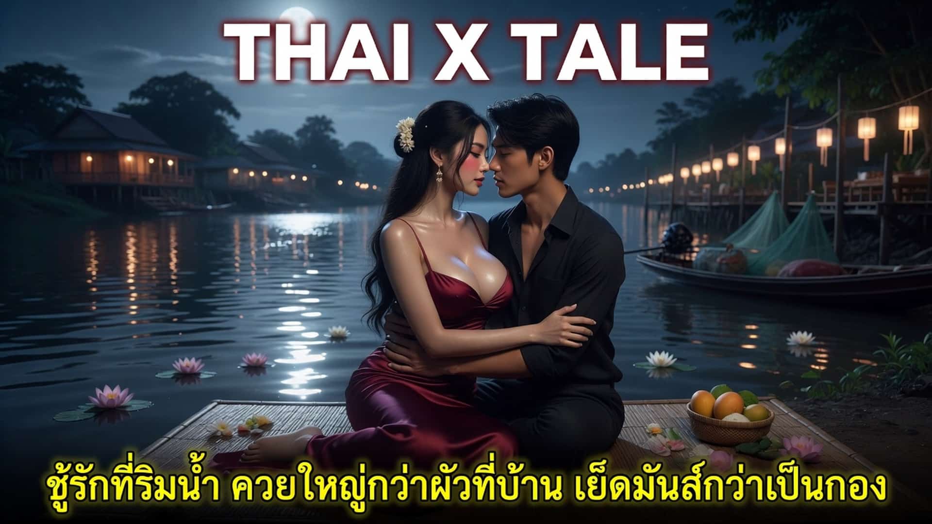 เรื่องเสียว ชู้รักที่ริมน้ำ ควยใหญ่กว่าผัวที่บ้าน เย็ดมันส์กว่าเป็นกอง | ThaiXTale