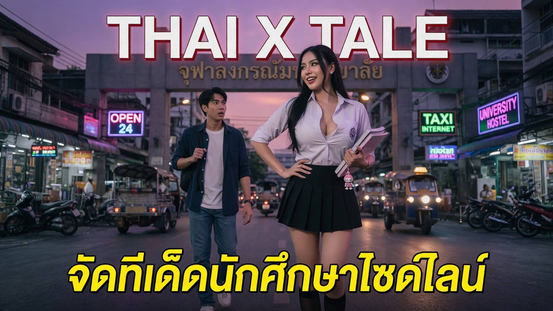 เรื่องเสียว จัดทีเด็ดนักศึกษาไซด์ไลน์ | ThaiXTale