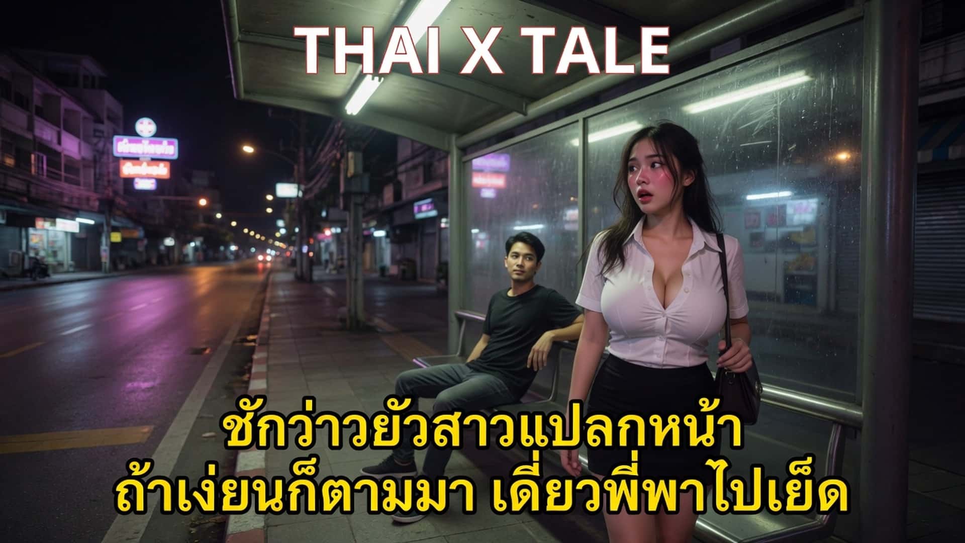 เรื่องเสียว ชักว่าวยั่วสาวแปลกหน้า ถ้าเงี่ยนก็ตามมา เดี๋ยวพี่พาไปเย็ด | ThaiXTale
