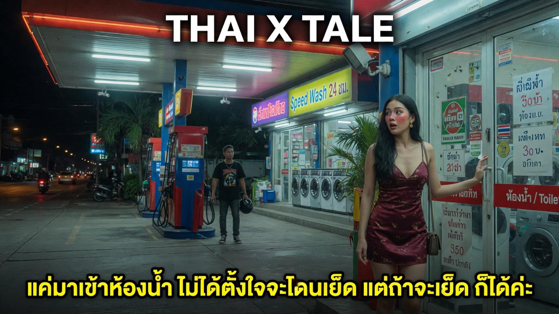 เรื่องเสียว แค่มาเข้าห้องน้ำ ไม่ได้ตั้งใจจะโดนเย็ด แต่ถ้าจะเย็ด ก็ได้ค่ะ | ThaiXTale
