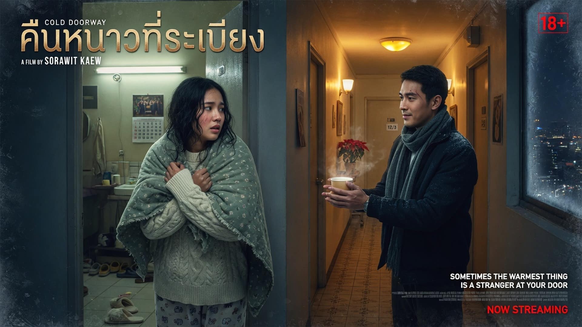 เรื่องเสียว หนาวปุ๊บ เย็ดปั๊บ พี่ชายข้างห้องควยใหญ่แถมใจดี | ThaiXTale