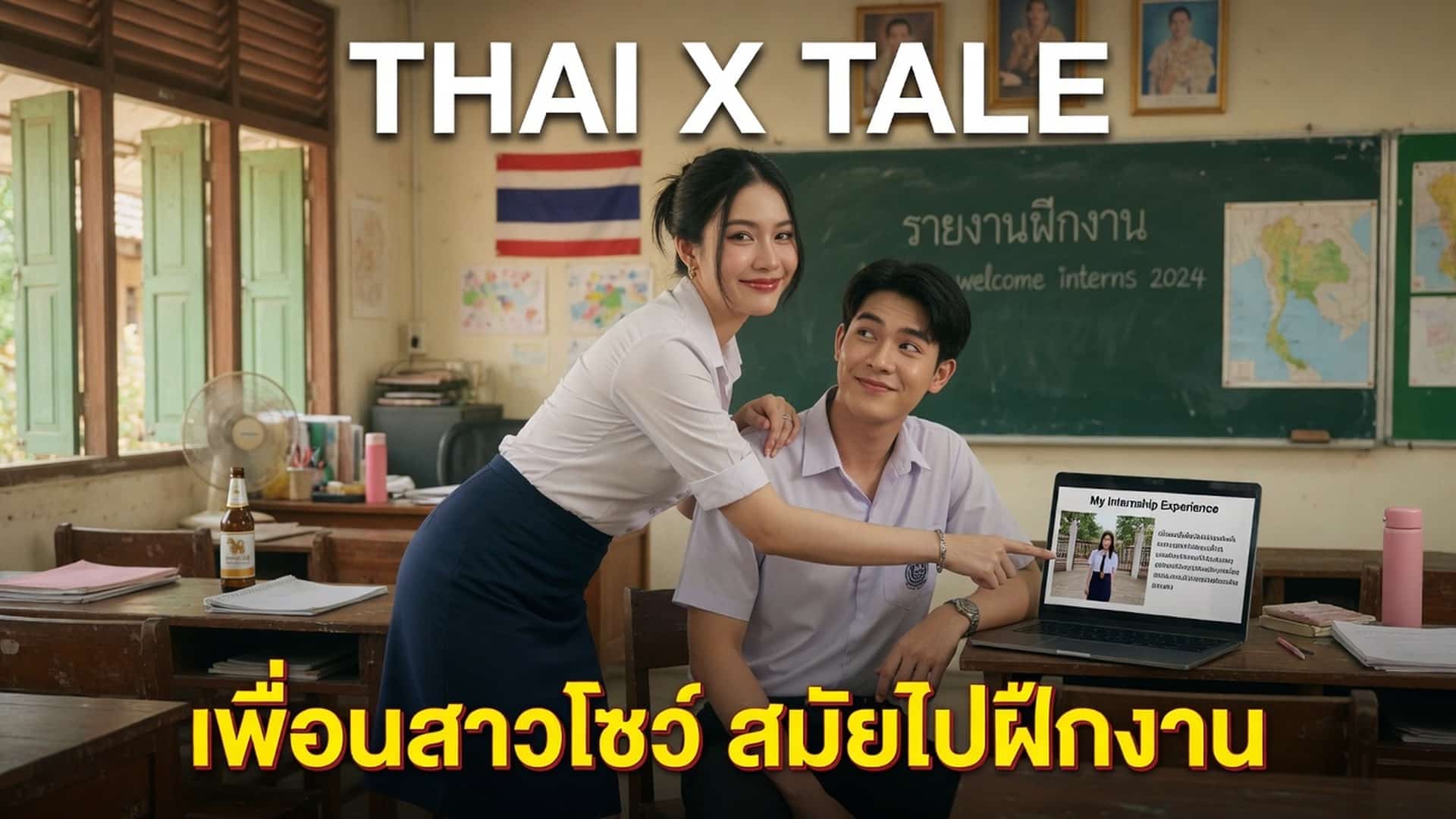 เรื่องเสียว เพื่อนสาวโชว์ สมัยไปฝึกงาน | ThaiXTale