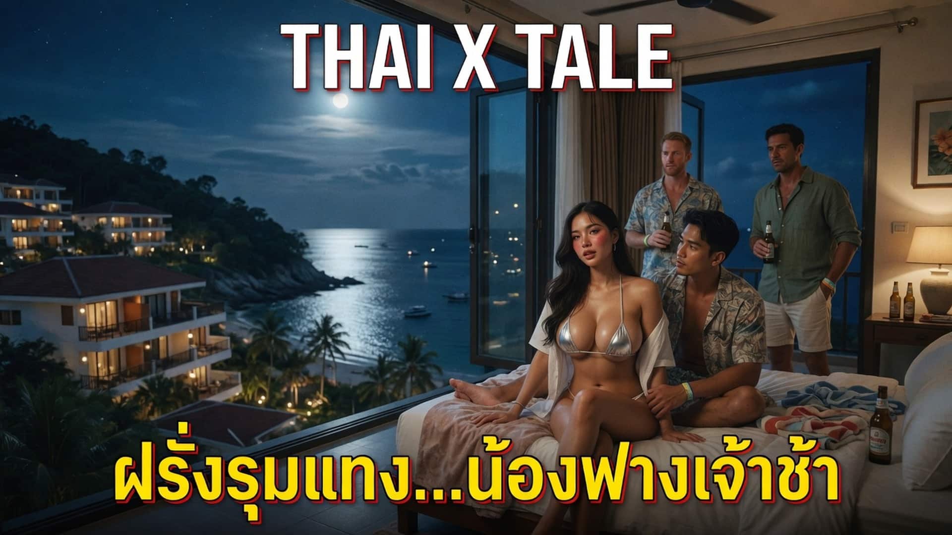 เรื่องเสียว ฝรั่งรุมแทง...น้องฟางเจ้าข้า | ThaiXTale