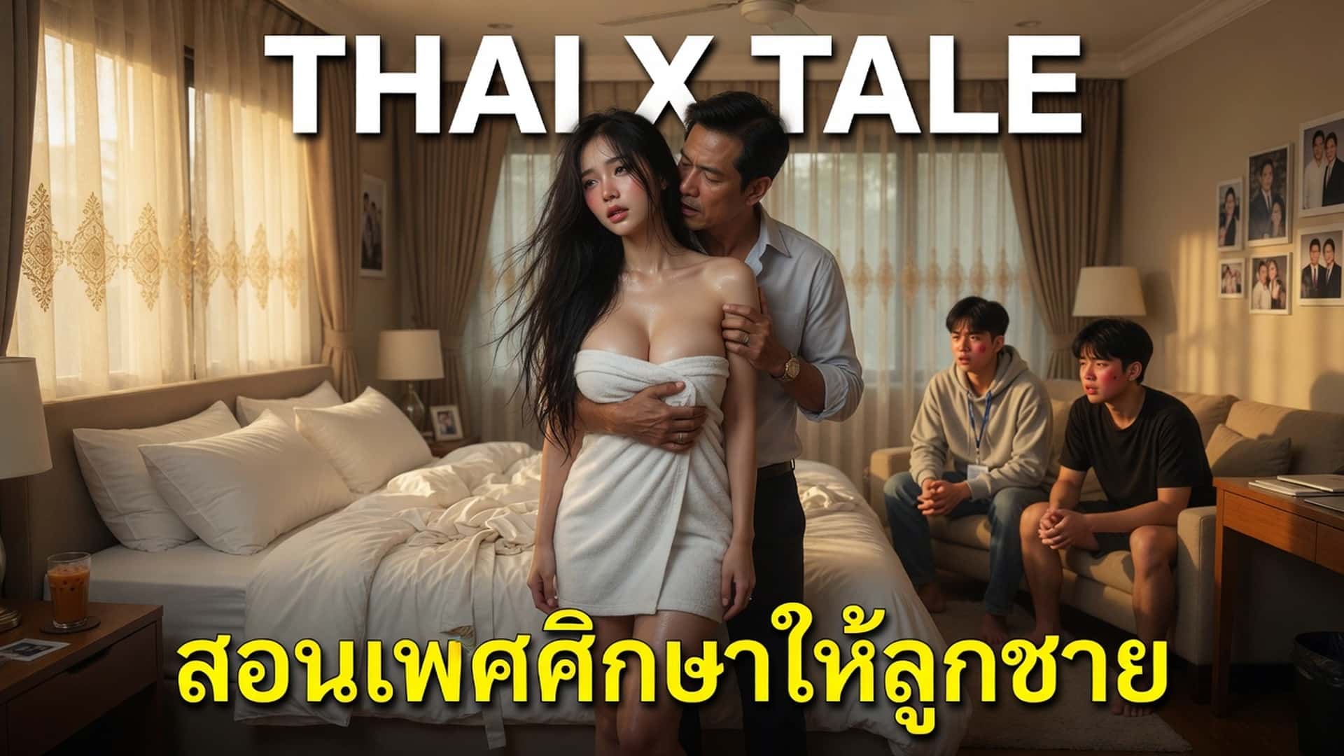เรื่องเสียว สอนเพศศึกษาให้ลูกชาย | ThaiXTale