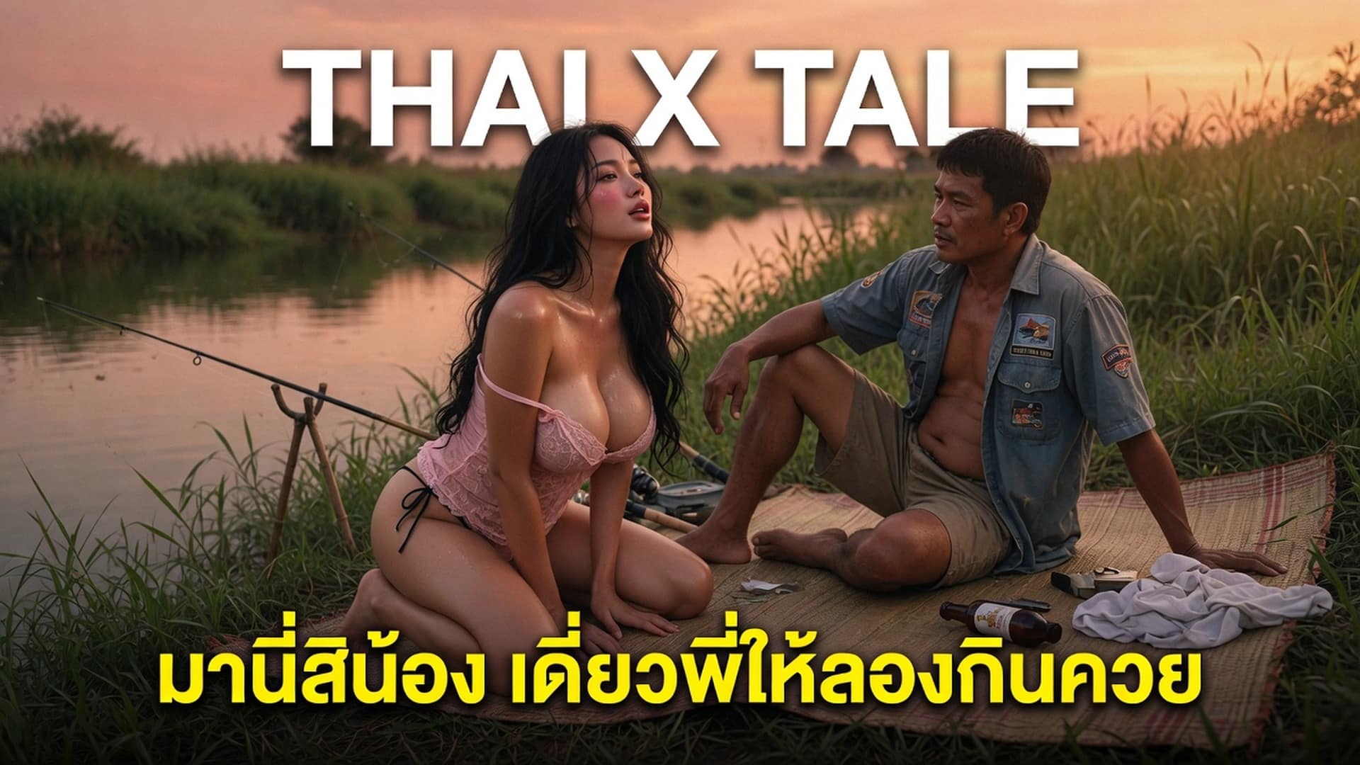 เรื่องเสียว มานี่สิน้อง เดี๋ยวพี่ให้ลองกินควย | ThaiXTale