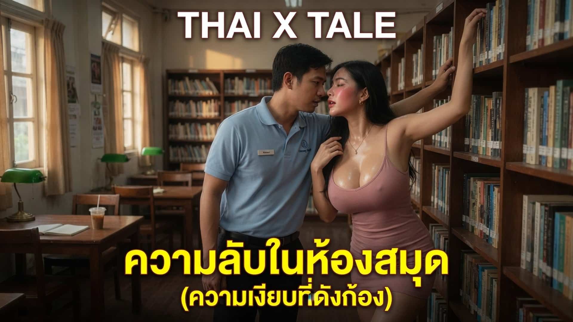 เรื่องเสียว ห้องสมุดชุมชนนี่แหละ เหมาะกับการเย็ดกันที่สุด | ThaiXTale