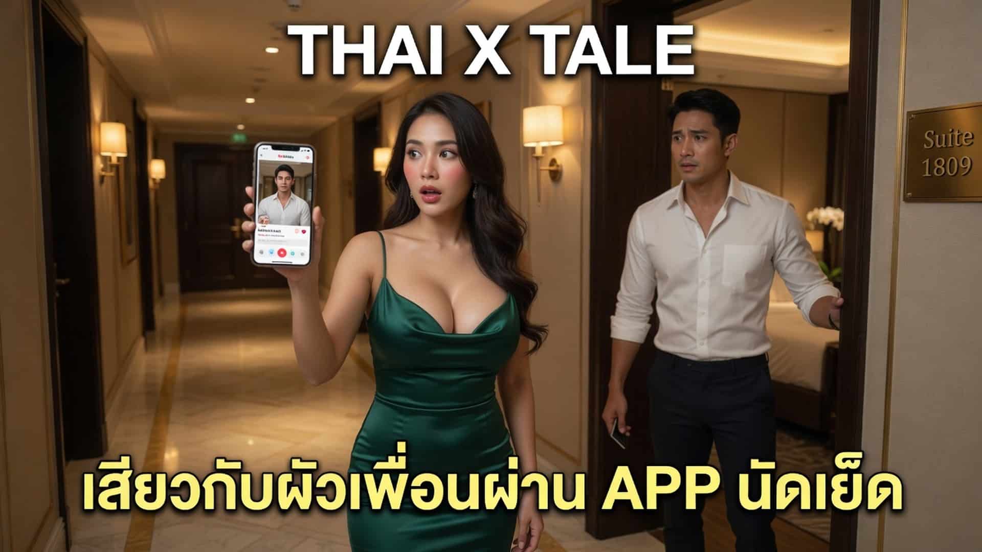 เรื่องเสียว เสียวกับผัวเพื่อนผ่าน APP นัดเย็ด | ThaiXTale