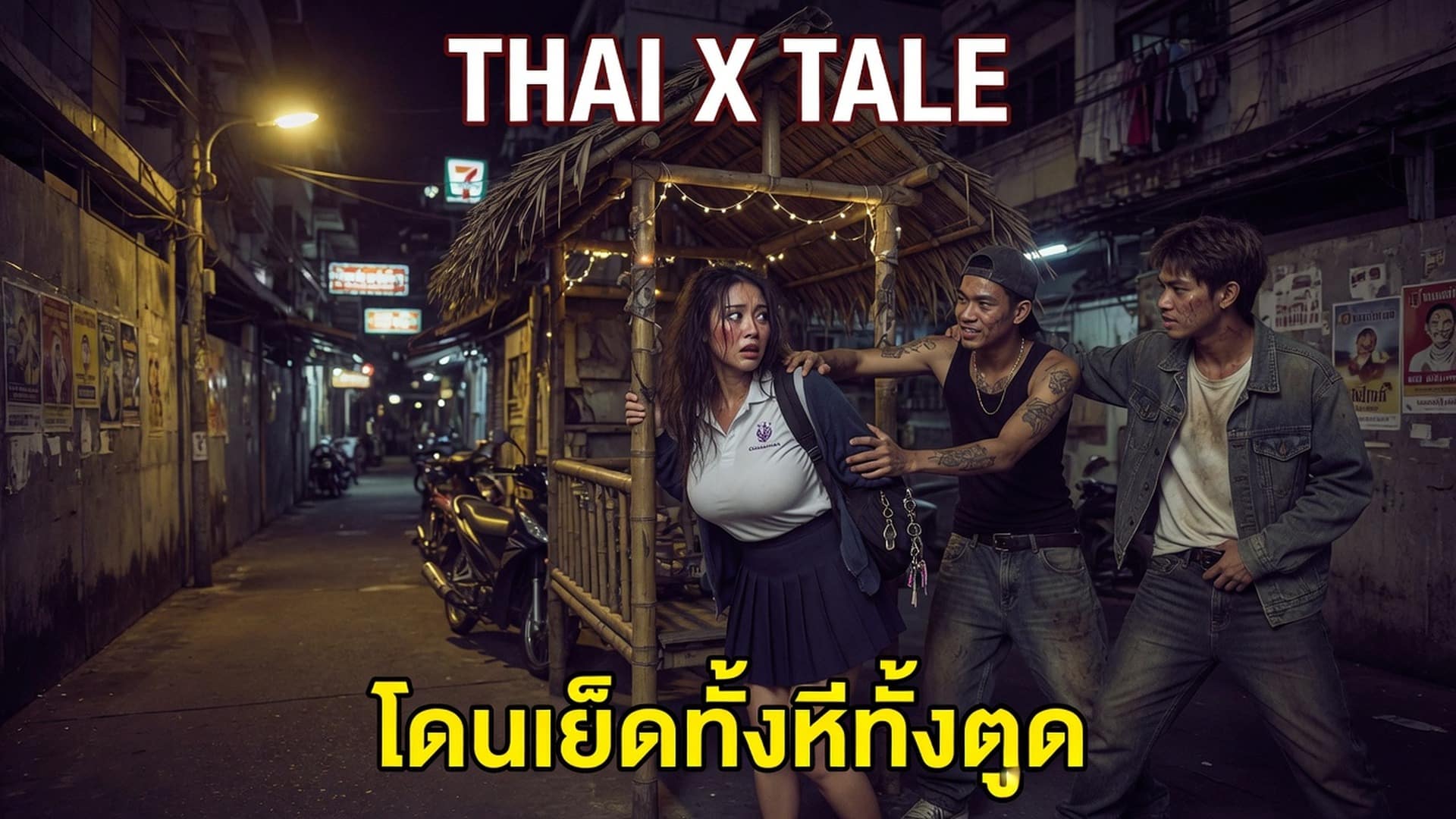 เรื่องเสียว โดนเย็ดทั้งหีทั้งตูด | ThaiXTale