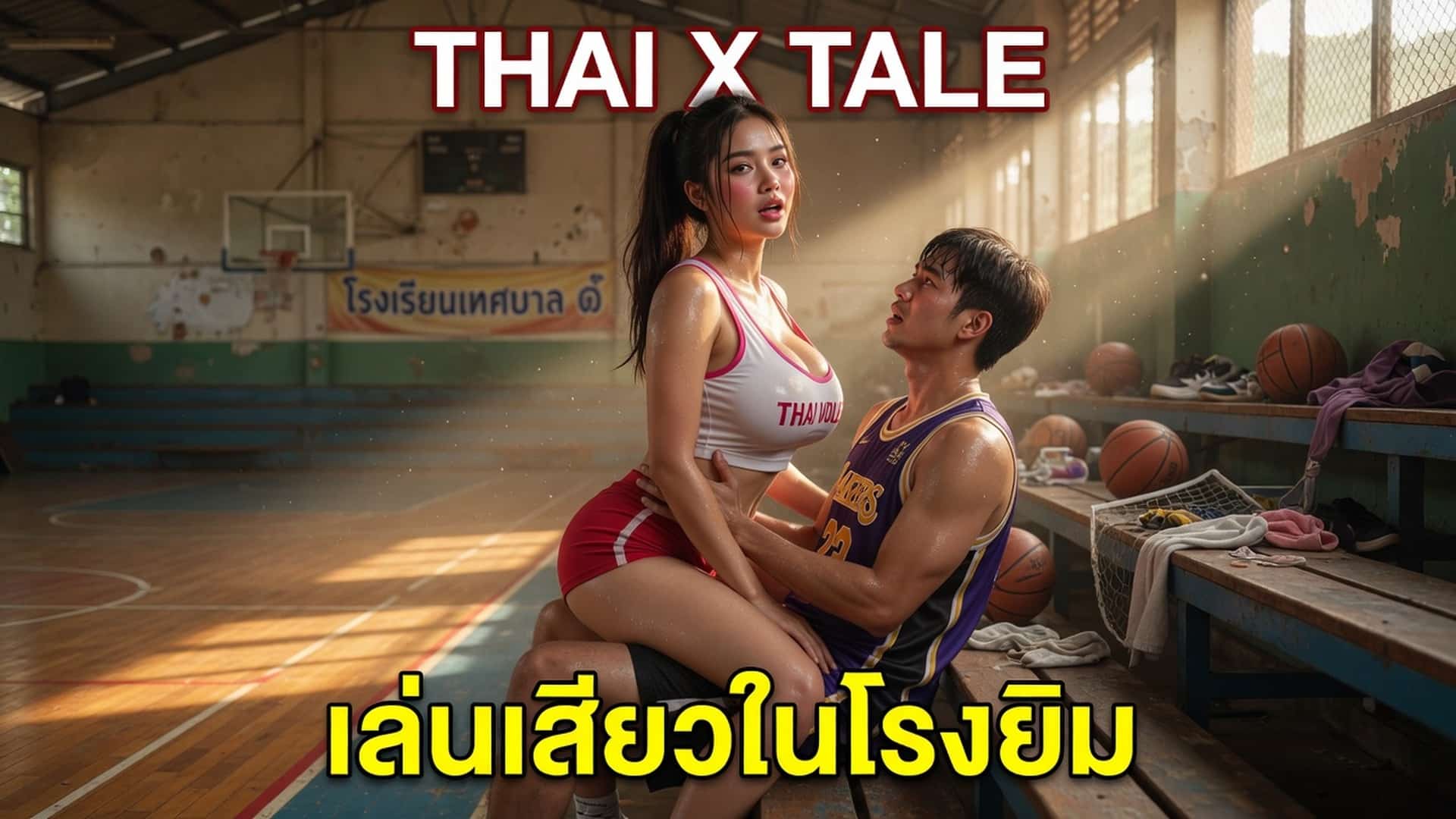 เรื่องเสียว เล่นเสียวในโรงยิม | ThaiXTale