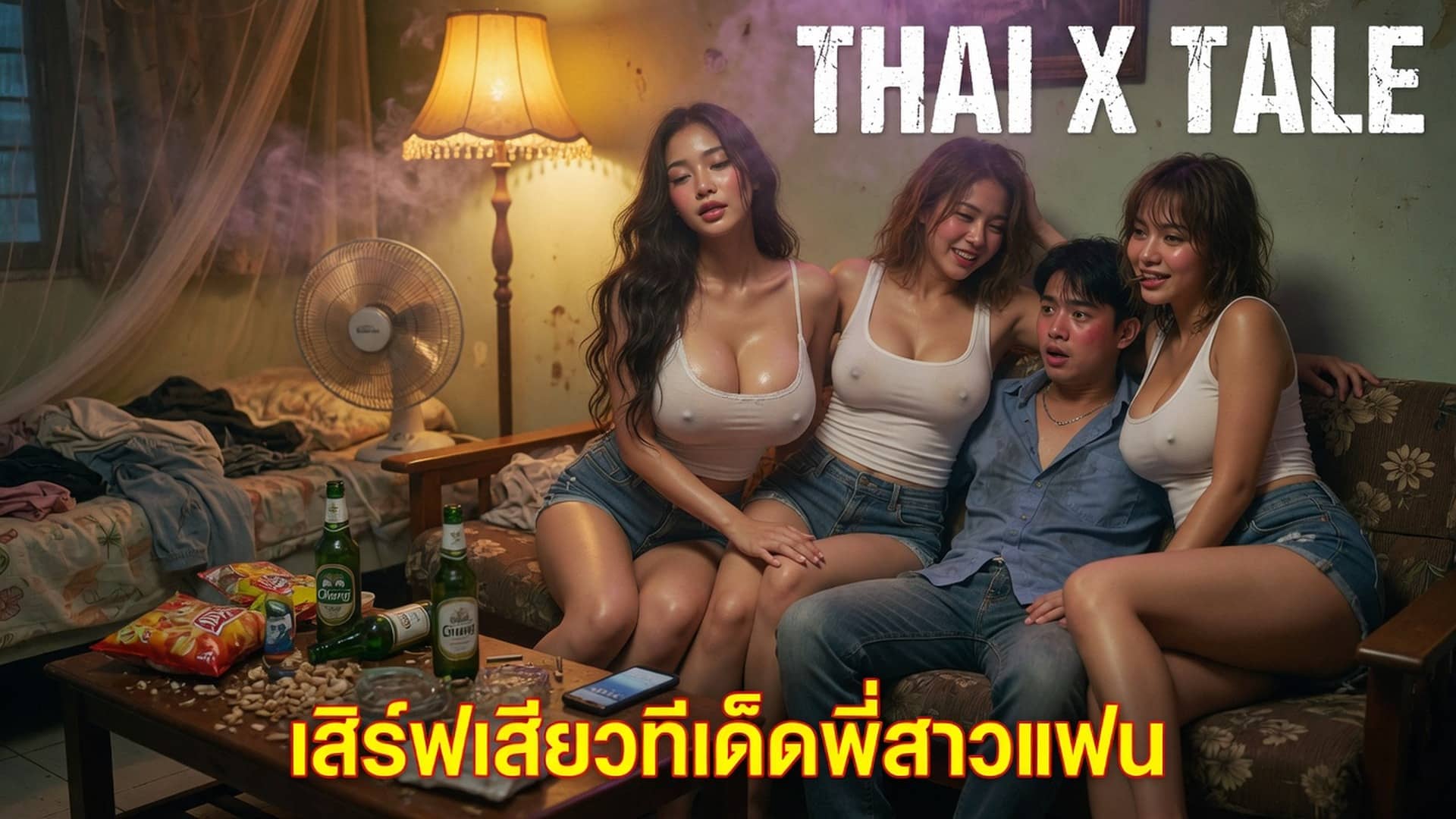 เรื่องเสียว เสิร์ฟเสียวทีเด็ดพี่สาวแฟน | ThaiXTale