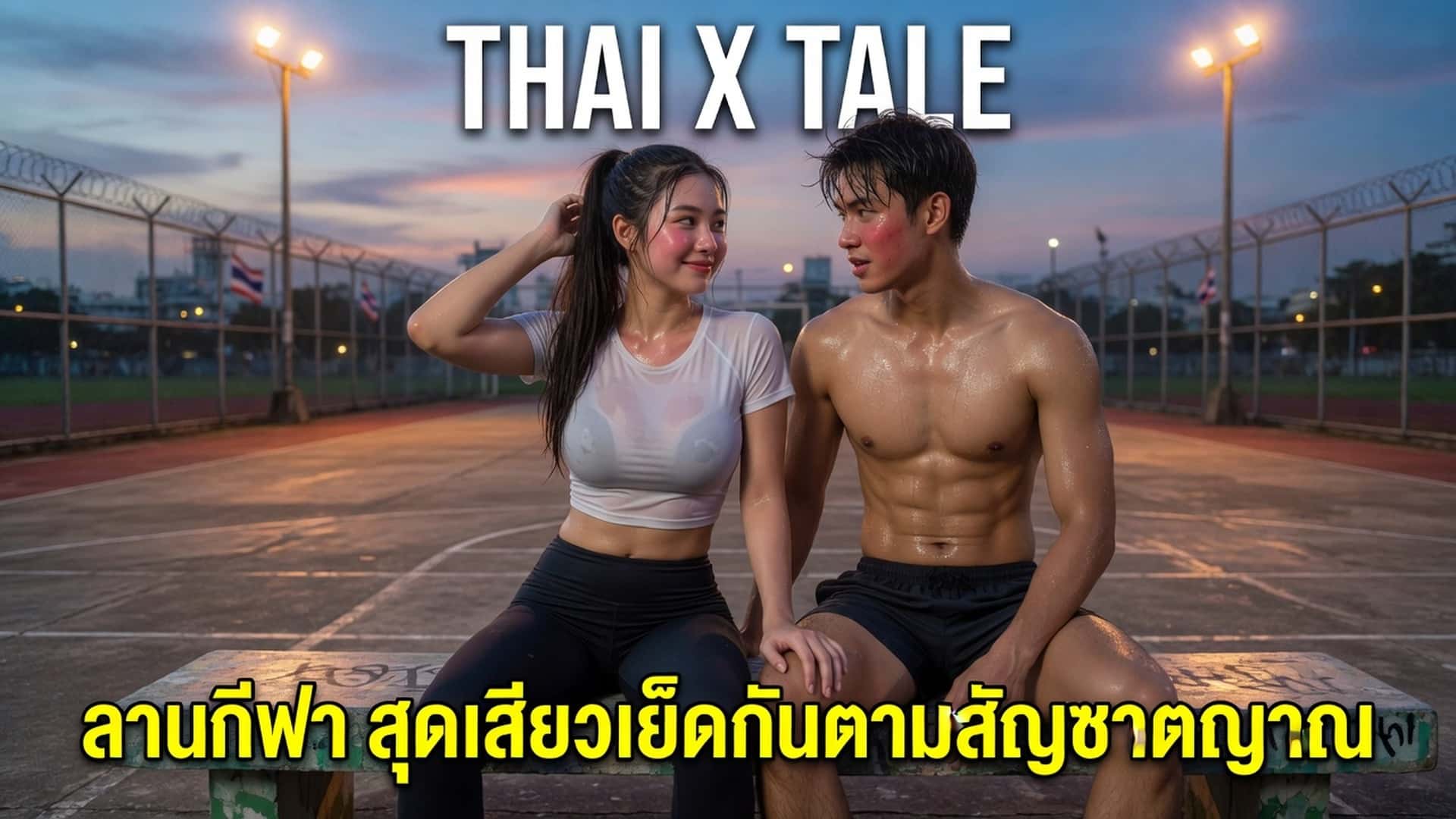 เรื่องเสียว ลานกีฬา สุดเสียวเย็ดกันตามสัญชาตญาณ | ThaiXTale