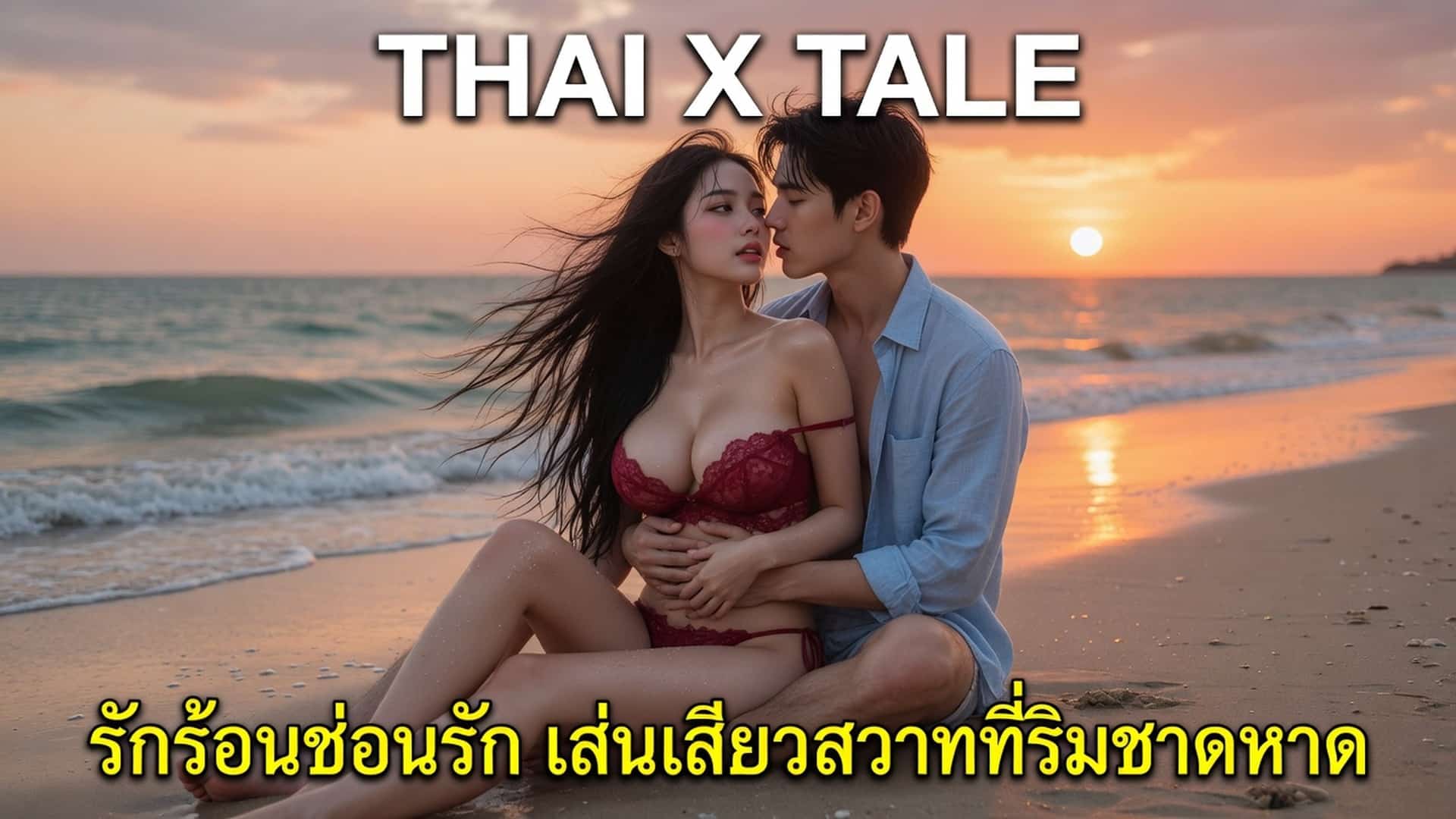 เรื่องเสียว รักร้อนซ่อนรัก เล่นเสียวสวาทที่ริมชาดหาด | ThaiXTale