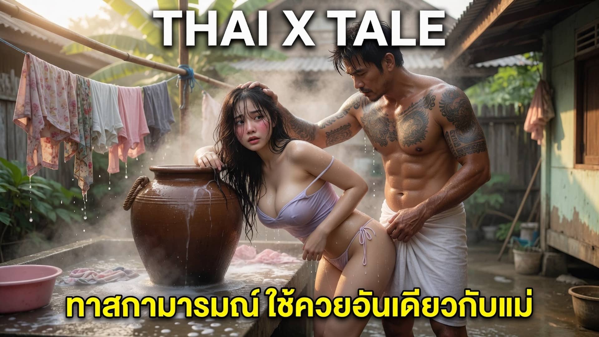 เรื่องเสียว ทาสกามารมณ์ ใช้ควยอันเดียวกับแม่ | ThaiXTale
