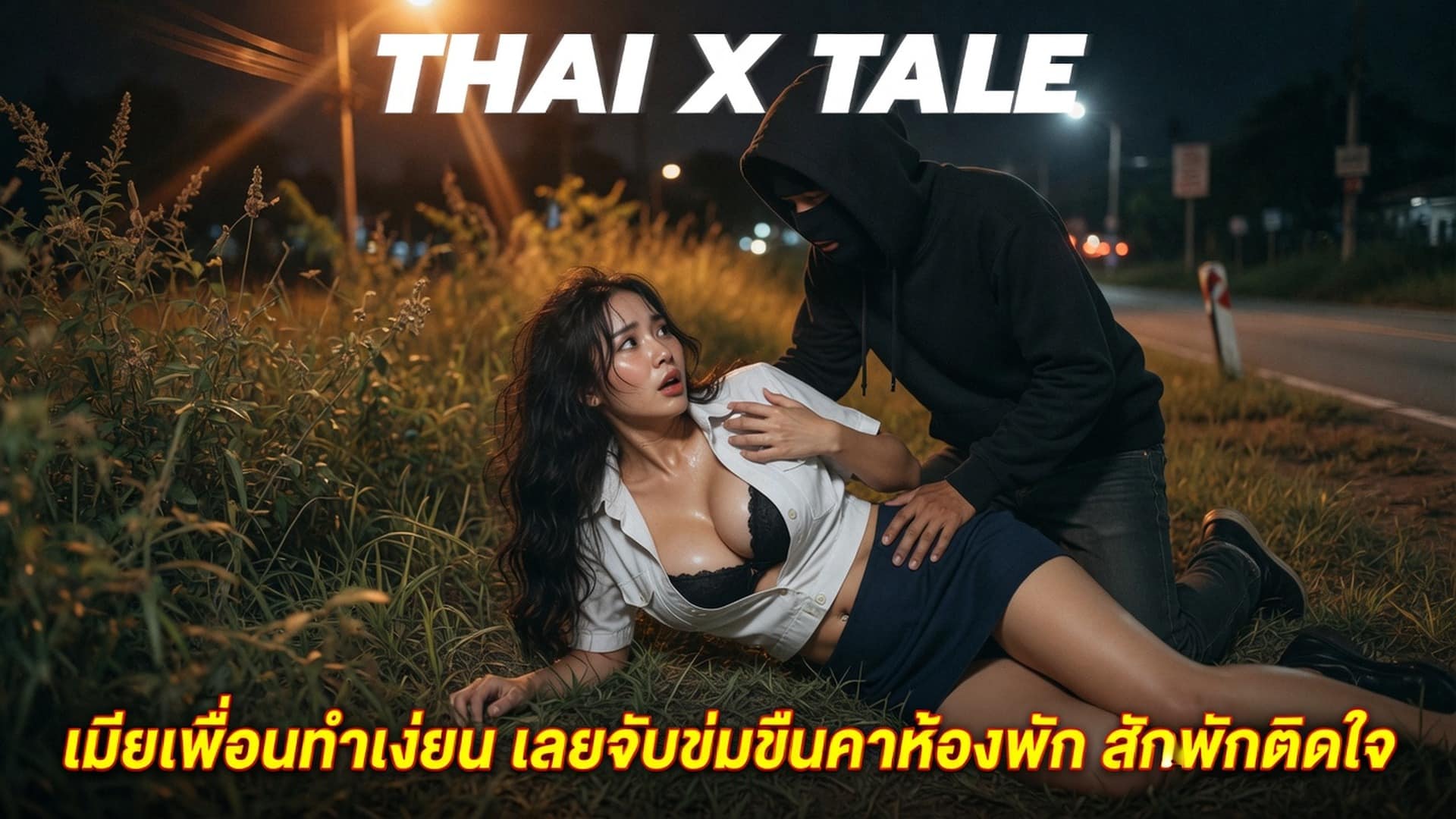 เรื่องเสียว เมียเพื่อนทำเงี่ยน เลยจับข่มขืนคาห้องพัก สักพักติดใจ | ThaiXTale