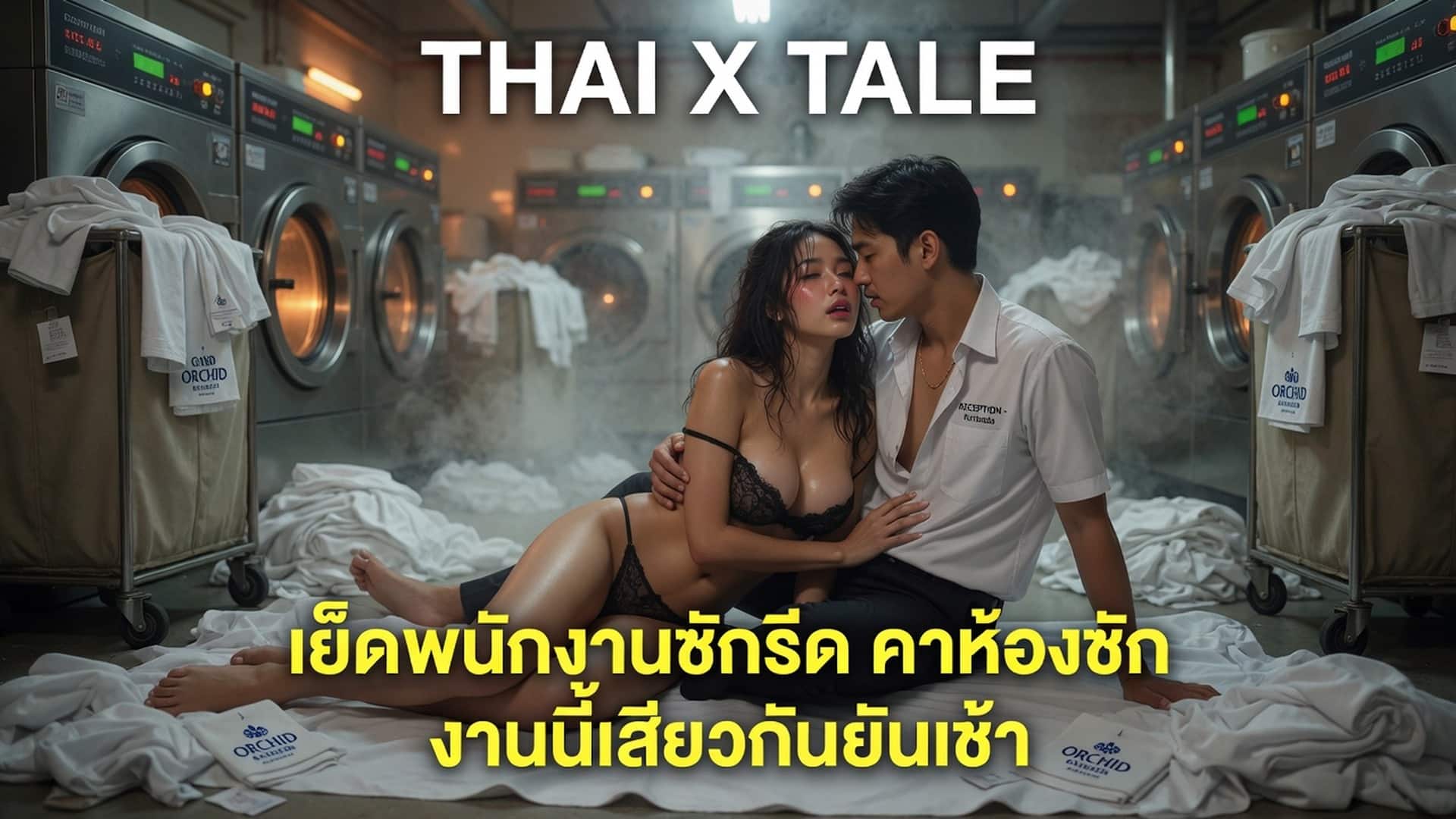เรื่องเสียว เย็ดพนักงานซักรีด คาห้องซัก งานนี้เสียวกันยันเช้า | ThaiXTale