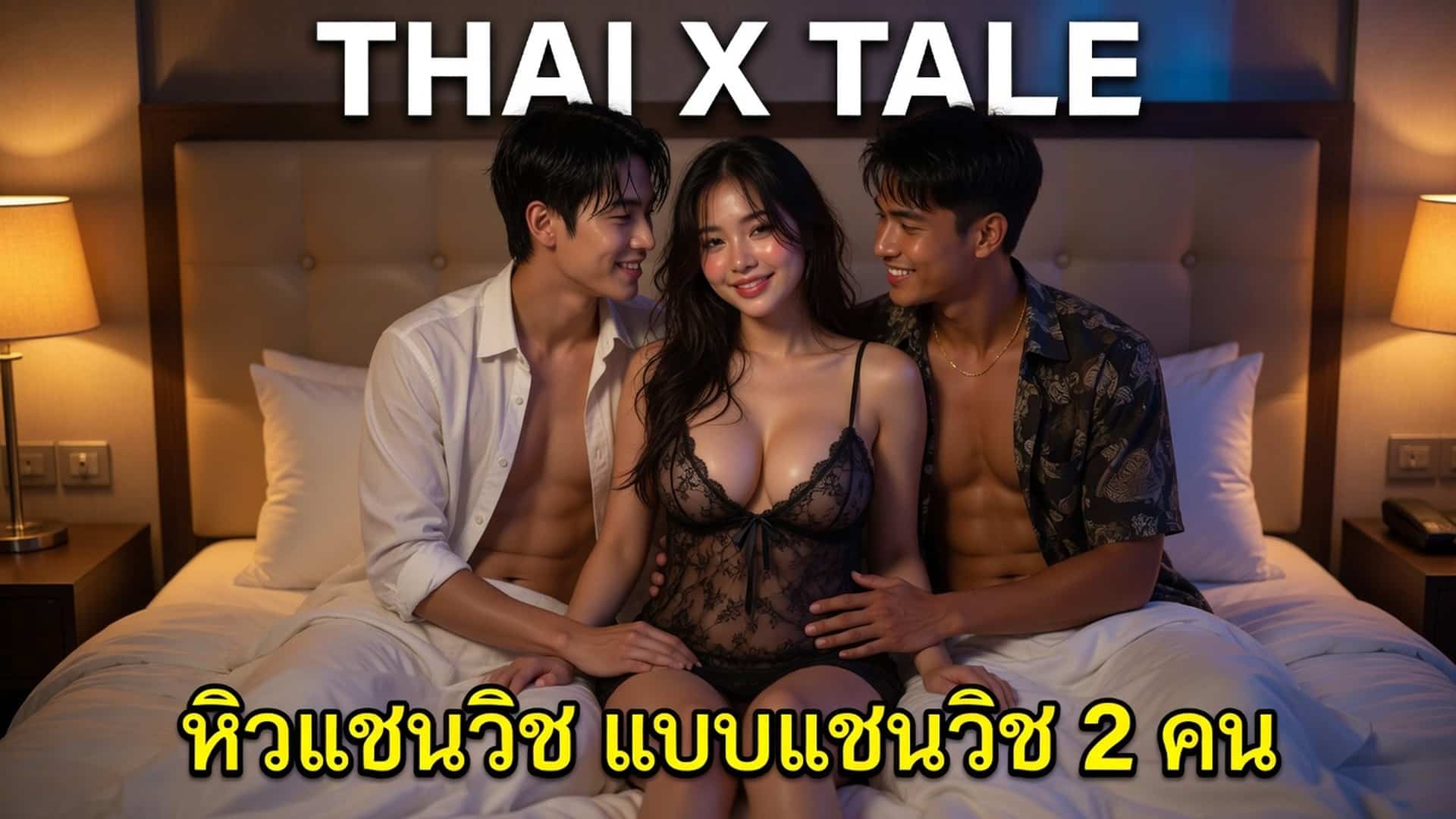 เรื่องเสียว หิวแซนวิช ก็เลยโดนจับเย็ด แบบแซนวิช จุกๆ ทีเดียว 2 ควย | ThaiXTale