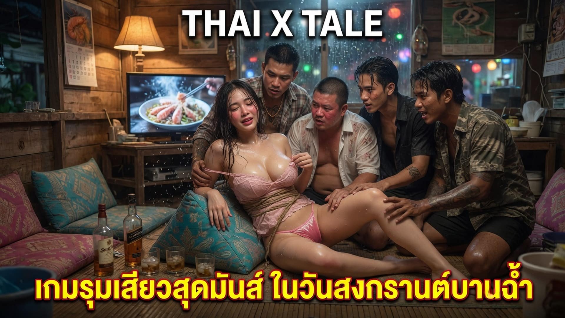 เรื่องเสียว เกมรุมเสียวสุดมันส์ ในวันสงกรานต์บานฉ่ำ | ThaiXTale