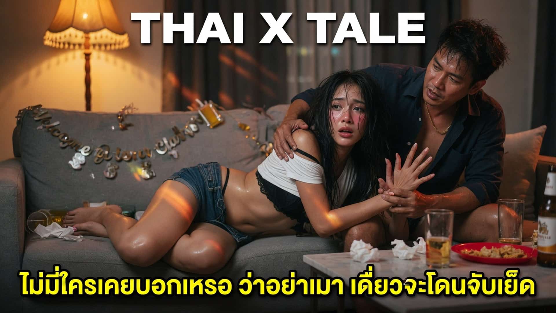เรื่องเสียว ไม่มีใครเคยบอกเหรอ ว่าอย่าเมา เดี๋ยวจะโดนจับเย็ด | ThaiXTale