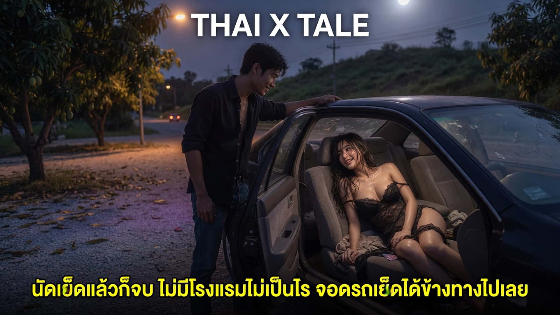 เรื่องเสียว นัดเย็ดแล้วก็จบ ไม่มีโรงแรมไม่เป็นไร จอดรถเย็ดได้ข้างทางไปเลย | ThaiXTale