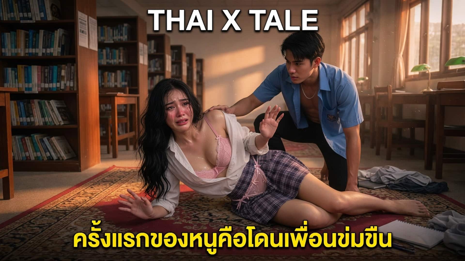 เรื่องเสียว ครั้งแรกของหนูคือโดนเพื่อนข่มขืน | ThaiXTale