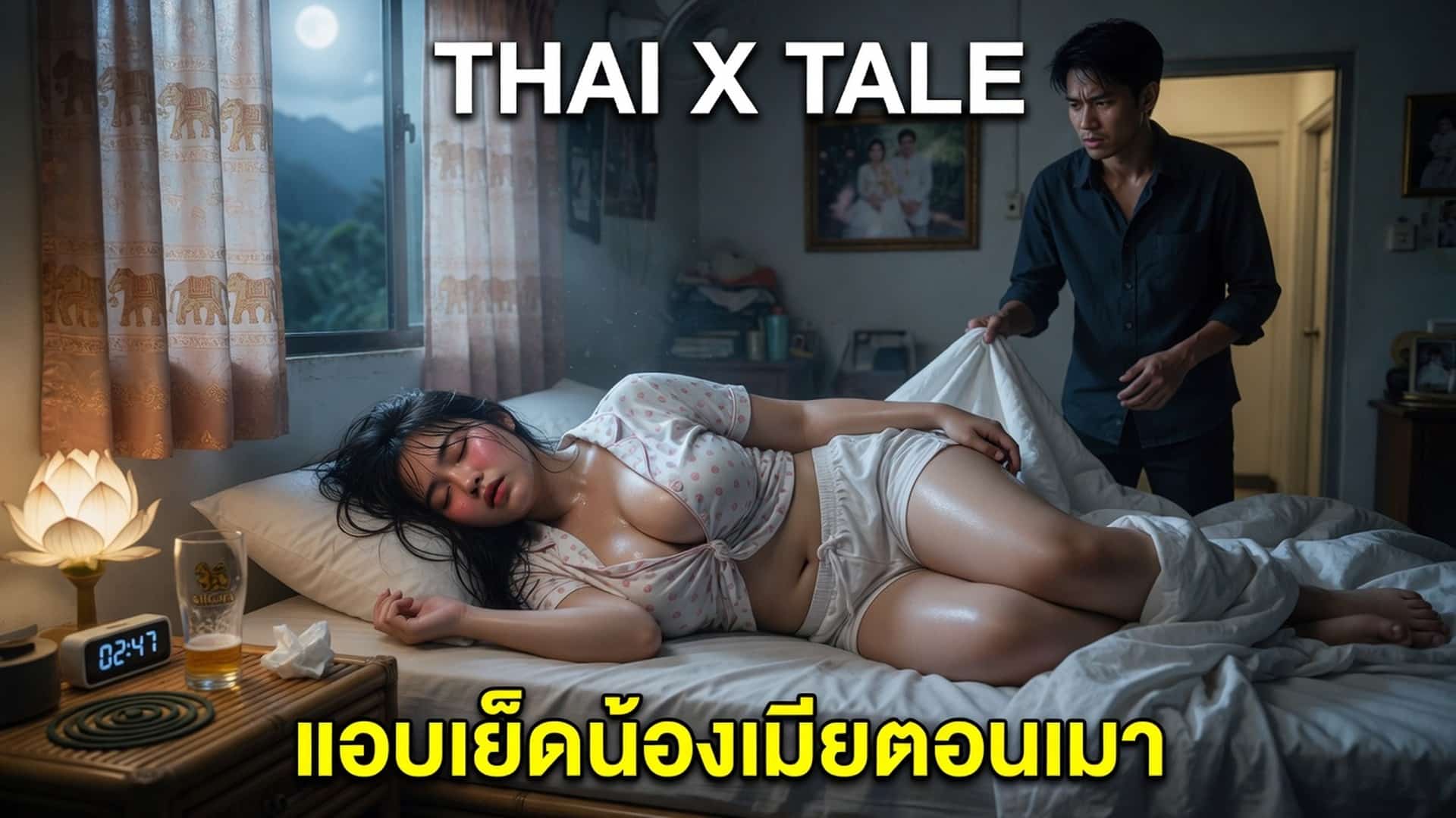 เรื่องเสียว แอบเย็ดน้องเมียตอนเมา | ThaiXTale