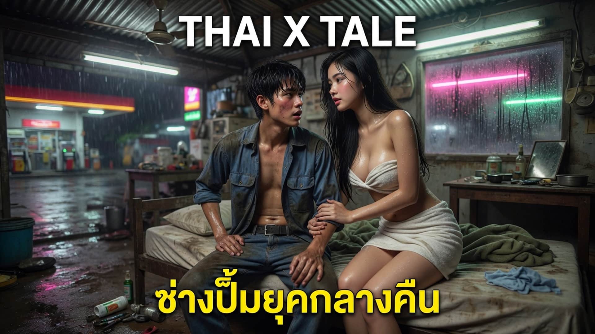 เรื่องเสียว ช่างปั๊มยุคกลางคืน | ThaiXTale