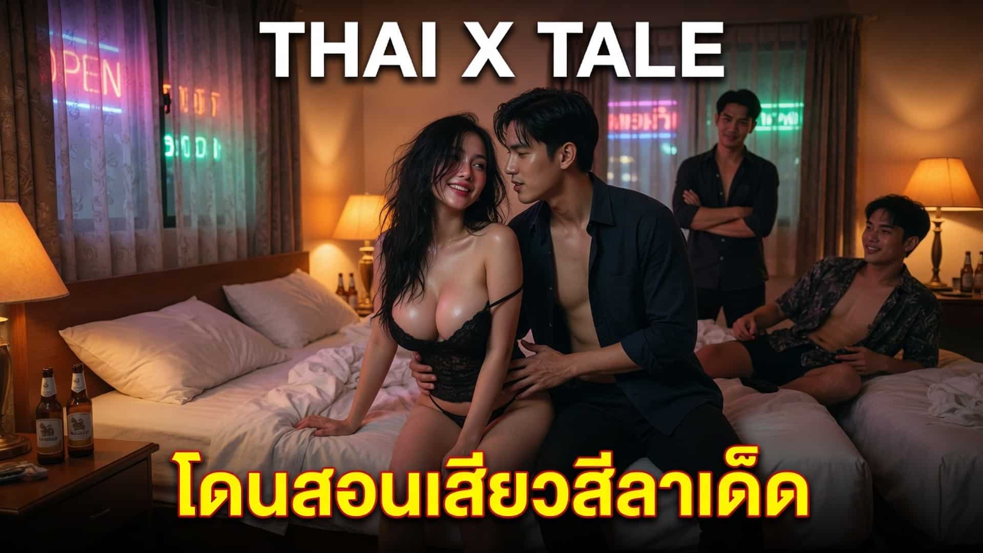เรื่องเสียว โดนสอนเสียวลีลาเด็ด | ThaiXTale