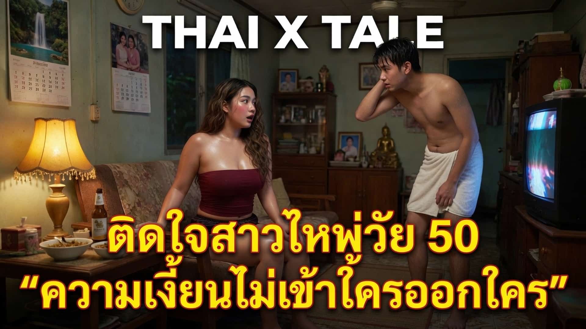 เรื่องเสียว ติดใจสาวใหญ่วัย 50 ”ความเงี้ยนไม่เข้าใครออกใคร” | ThaiXTale
