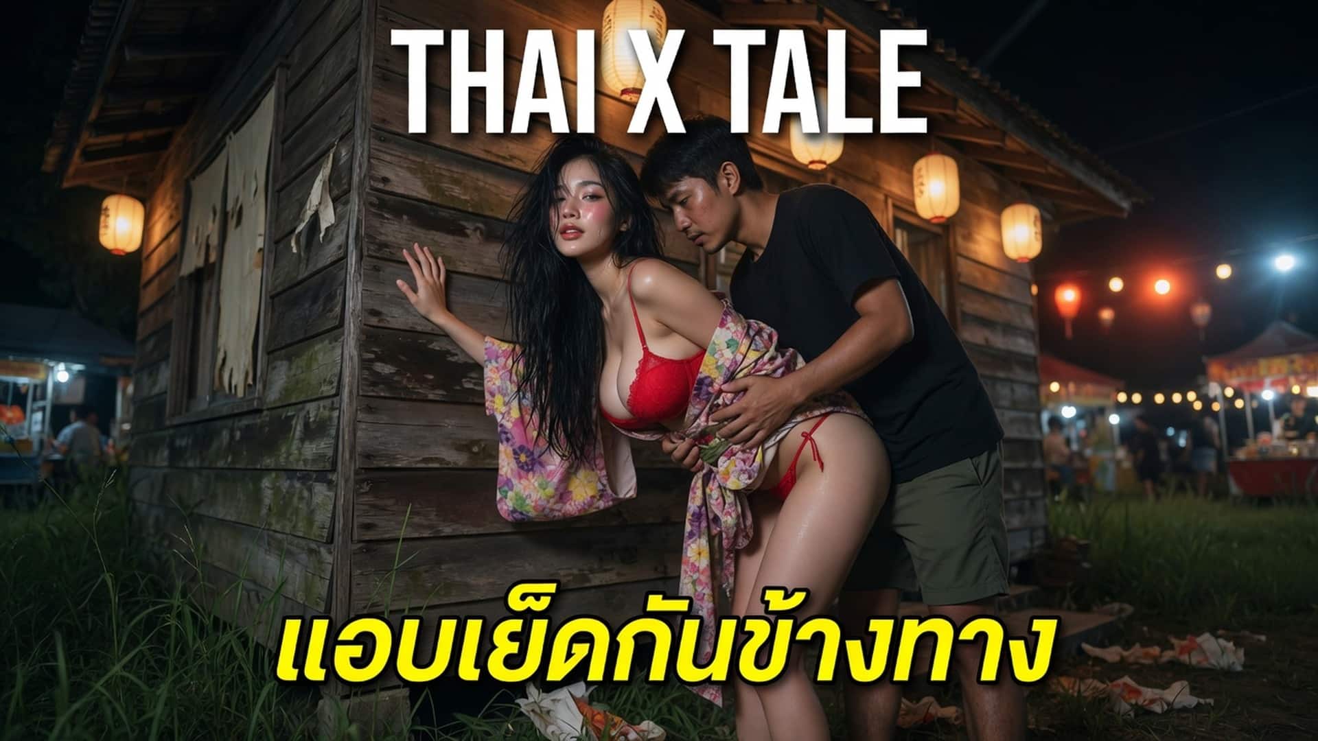 เรื่องเสียว แอบเย็ดกันข้างทาง | ThaiXTale